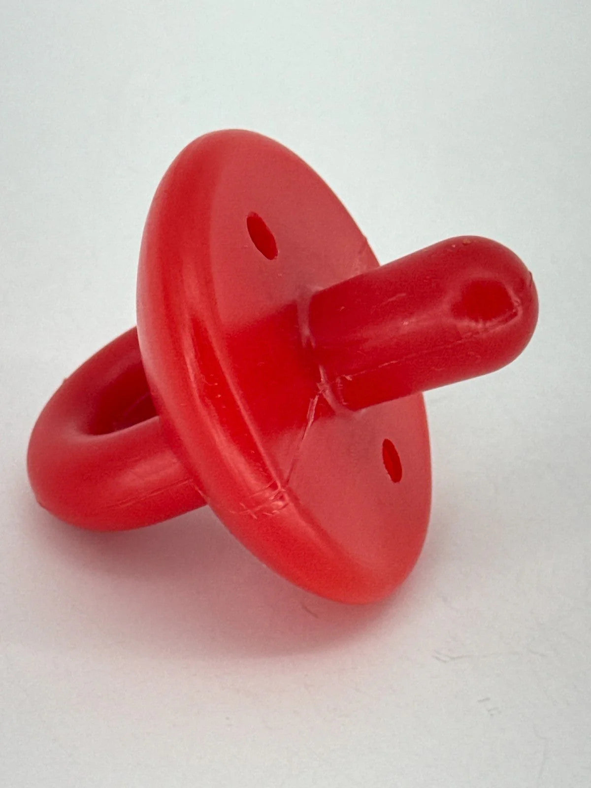 Vintage Red Maggie Simpson Style Pacifier Accessory Toy Prop Gag Cosplay 90s