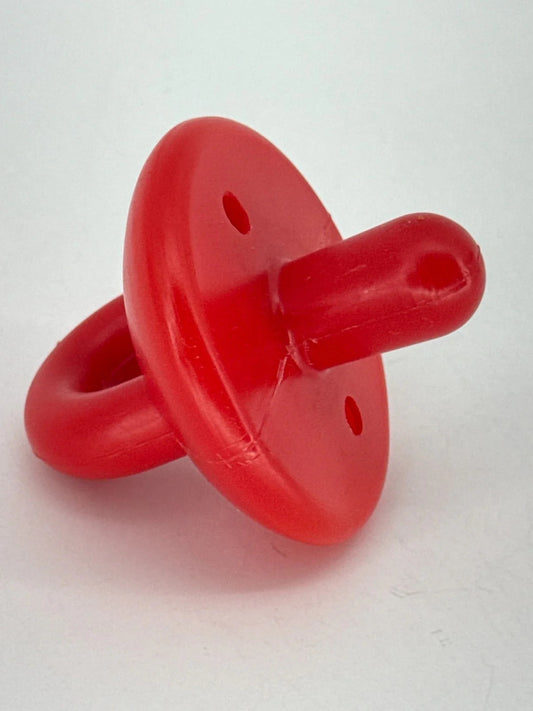 Vintage Red Maggie Simpson Style Pacifier Accessory Toy Prop Gag Cosplay 90s
