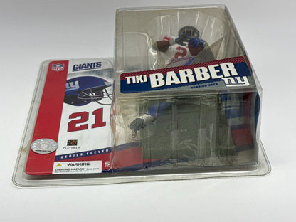 McFarlane NFL Series 11 Tiki Barber NY Giants #21 RB White Jersey 2nd Ed Figure