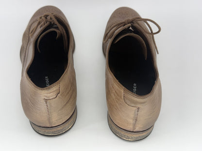 Kurt Geiger Oxford Dress Shoes Mens 43 Black Brown Leather Suede Portugal