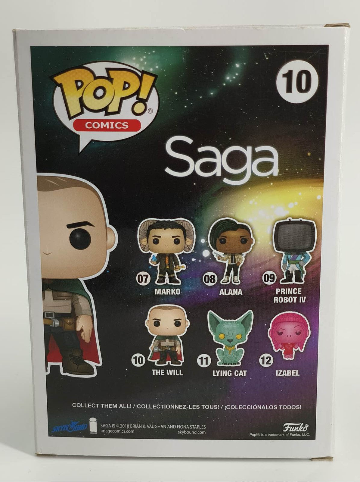 Funko Pop! The Will #10 | Saga Comics Series | Vaulted | Brian K. Vaughan NWT