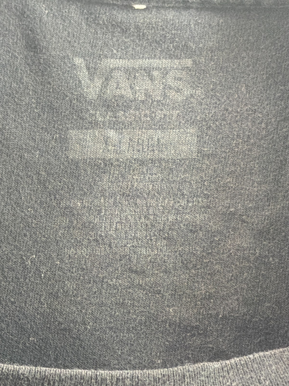 Vans Mens L Black Greetings From Nowhere Just Passing Through 1966 Graphic Tee