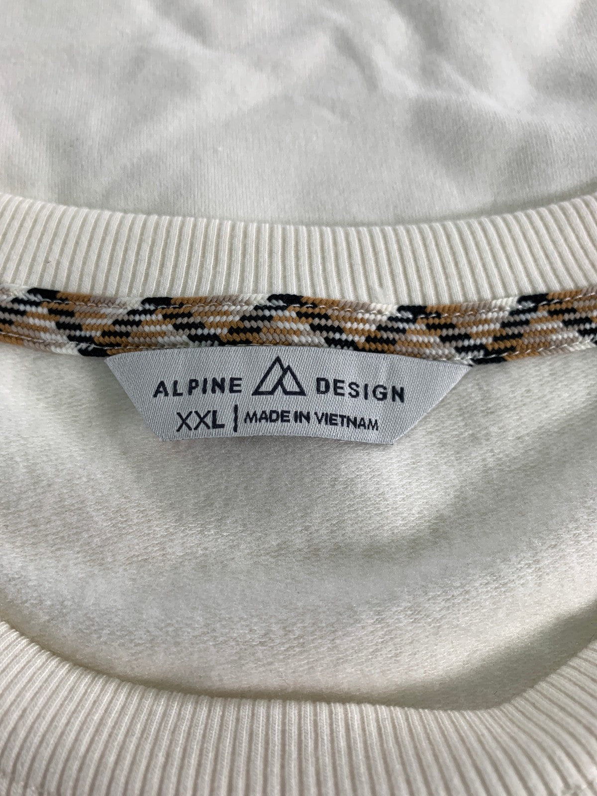 Alpine Design Women XXL Panorama Crew Bright White Modal Blend Long Sleeve Top