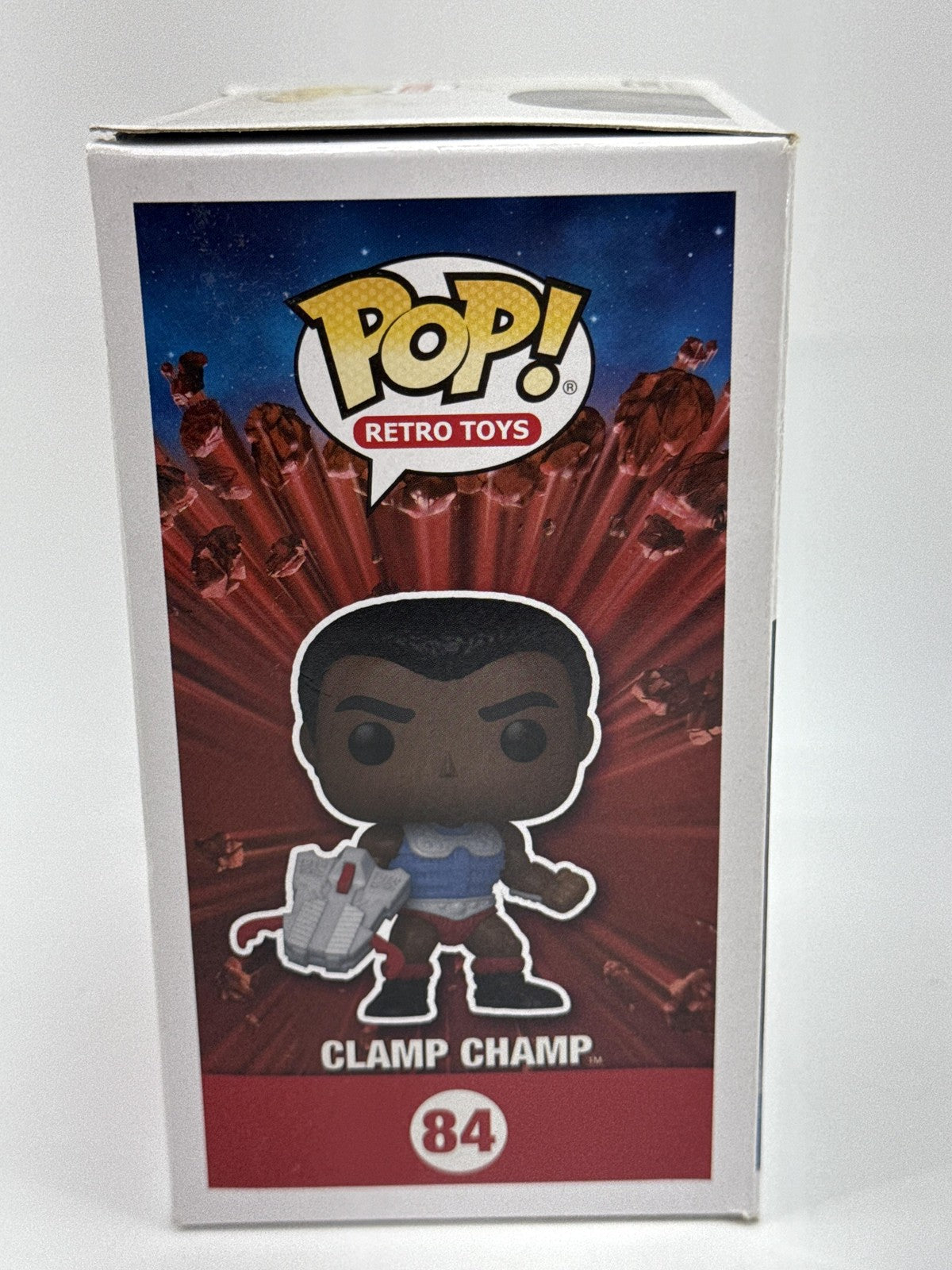 Funko Pop Masters Universe MOTU Clamp Champ 84 Vinyl Figure Standard Multicolor