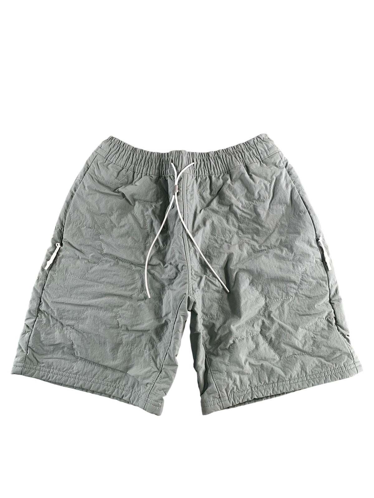 Zanerobe Shorts Mens 29 Quilted Nylon Drawstring Elastic Waist Casual Summer