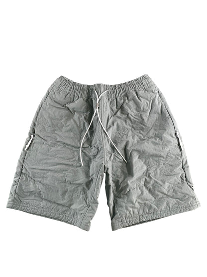 Zanerobe Shorts Mens 29 Quilted Nylon Drawstring Elastic Waist Casual Summer