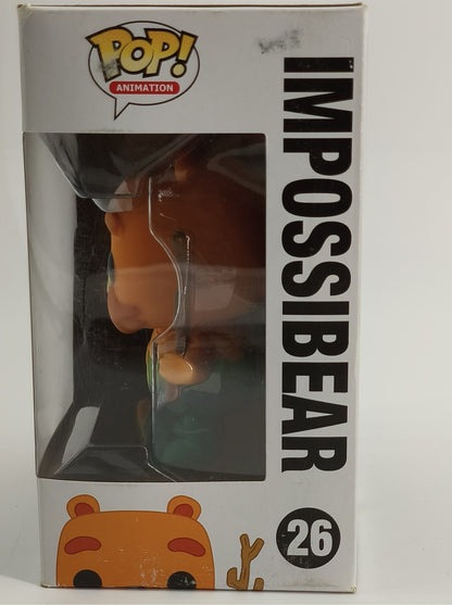 Funko Pop Impossibear #26 Bravest Warriors Vaulted 2014 Animation Figure Pre-Own