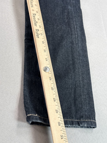 Levi's 511 Straight Leg Jeans W 31 L 32 Dark Wash Cotton Classic Fit Pockets
