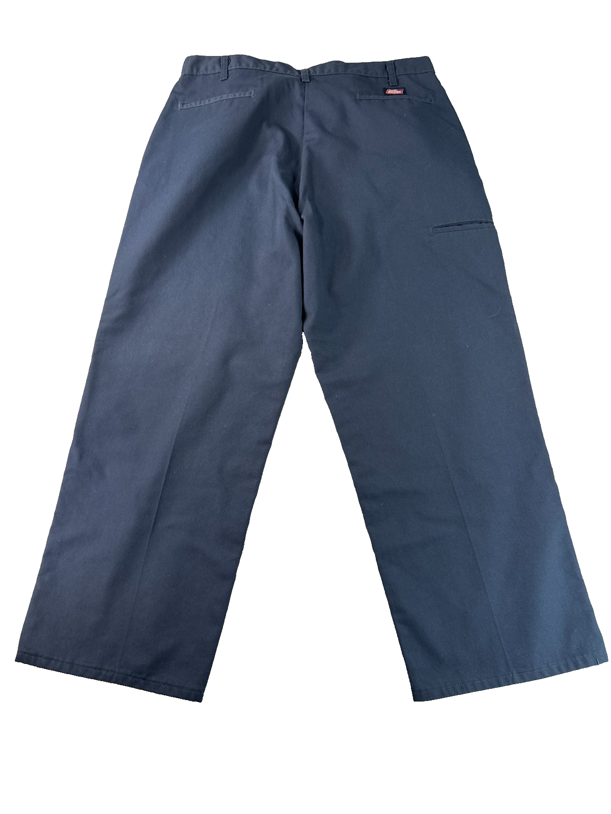 Dickies Work Pants Navy Blue Original Fit Uniform Chino 40x30 Straight Leg