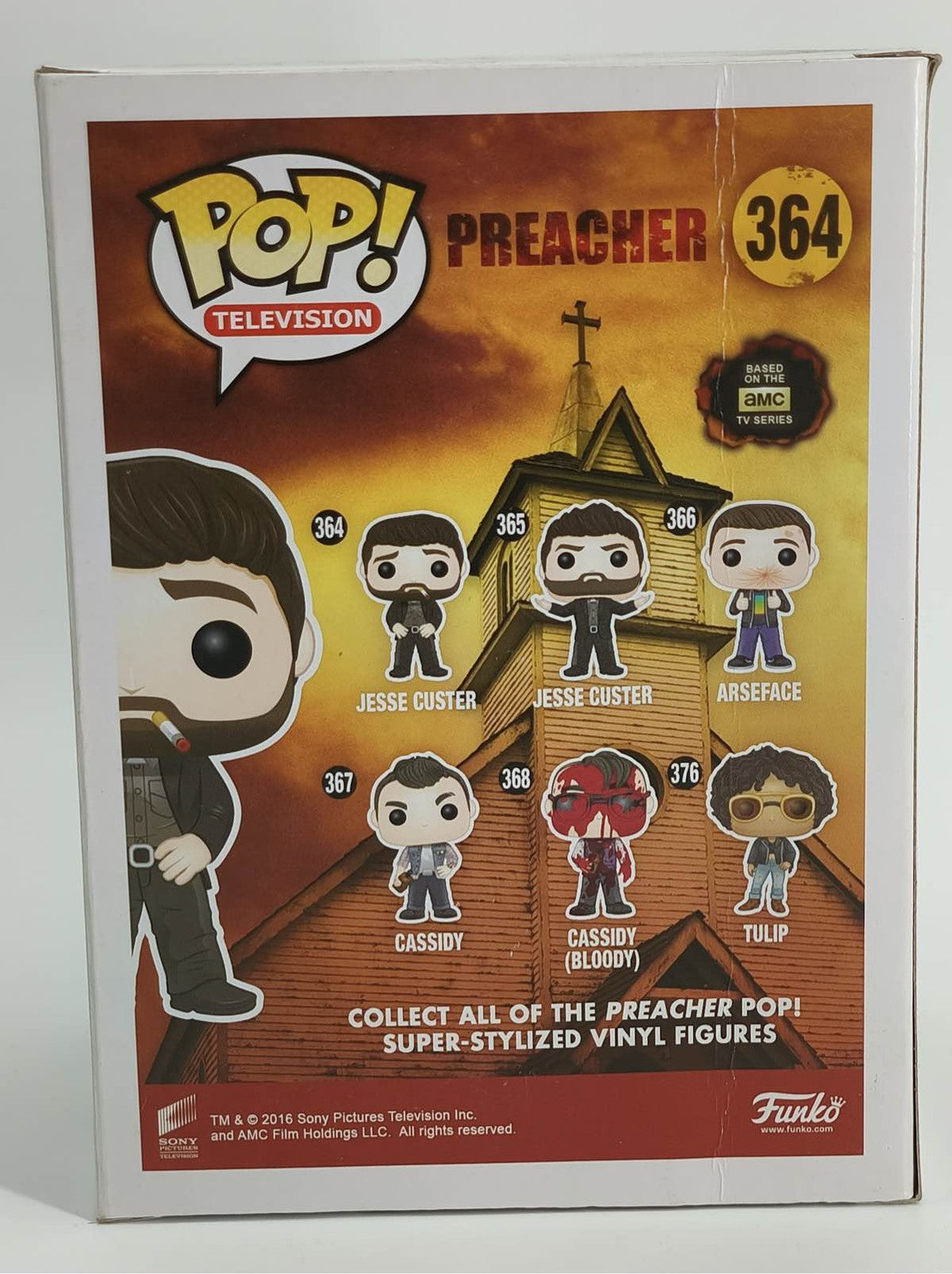 Funko Pop! Jesse Custer #364 | AMC Preacher TV Series Apparel Clothing New NWT