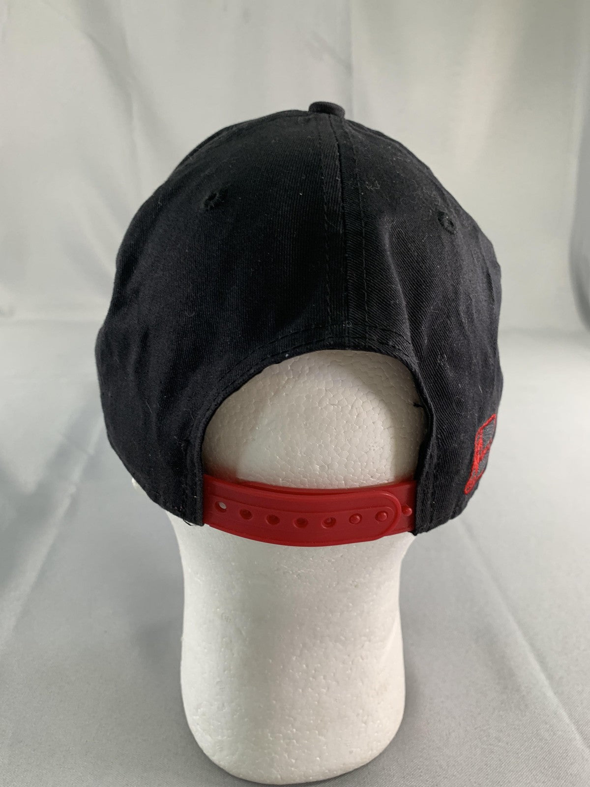 Miami Heat Hat Cap Snap Back Mens Large Black Red NBA Basketball HWC New Era 100
