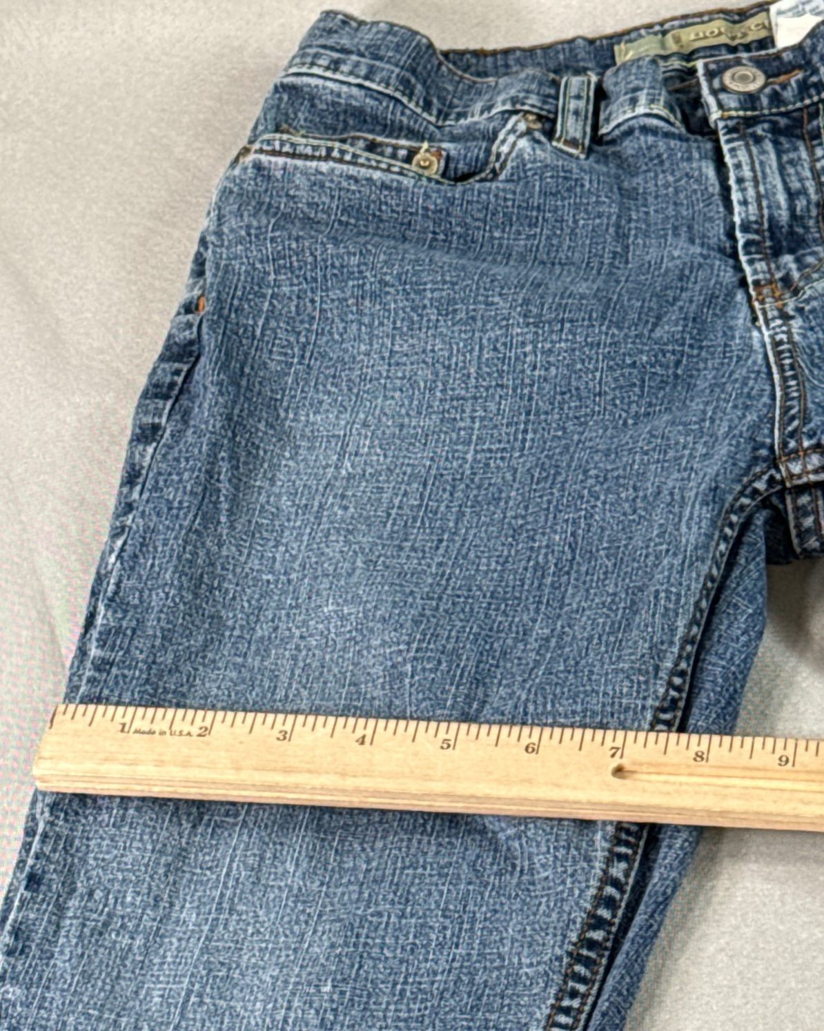 Old Navy Boot Cut Jeans Womens 2 Short Stretch Blue Denim Mid Rise Pants