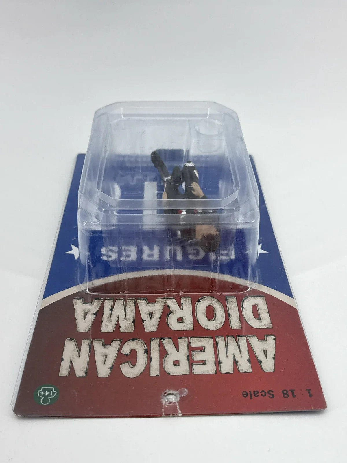 American Diorama Race Day Man Figure I 1:18 Biker Resin Figure New Sealed Red