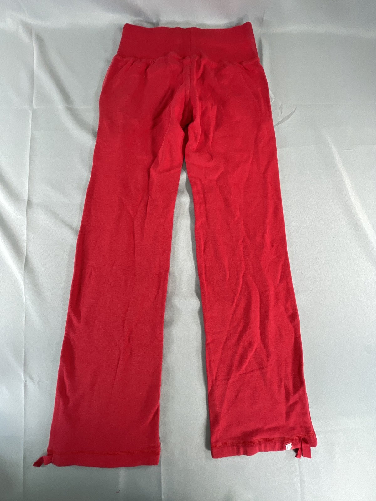 TYR Sweatpants Womens XS Red FFSP2A Red Line Drawstring Lounge Pockets Logo
