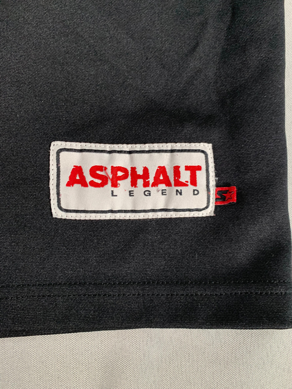 Starter Asphalt Legend Los Angeles Jersey Shirt XL Black White Red Throwback Y2K