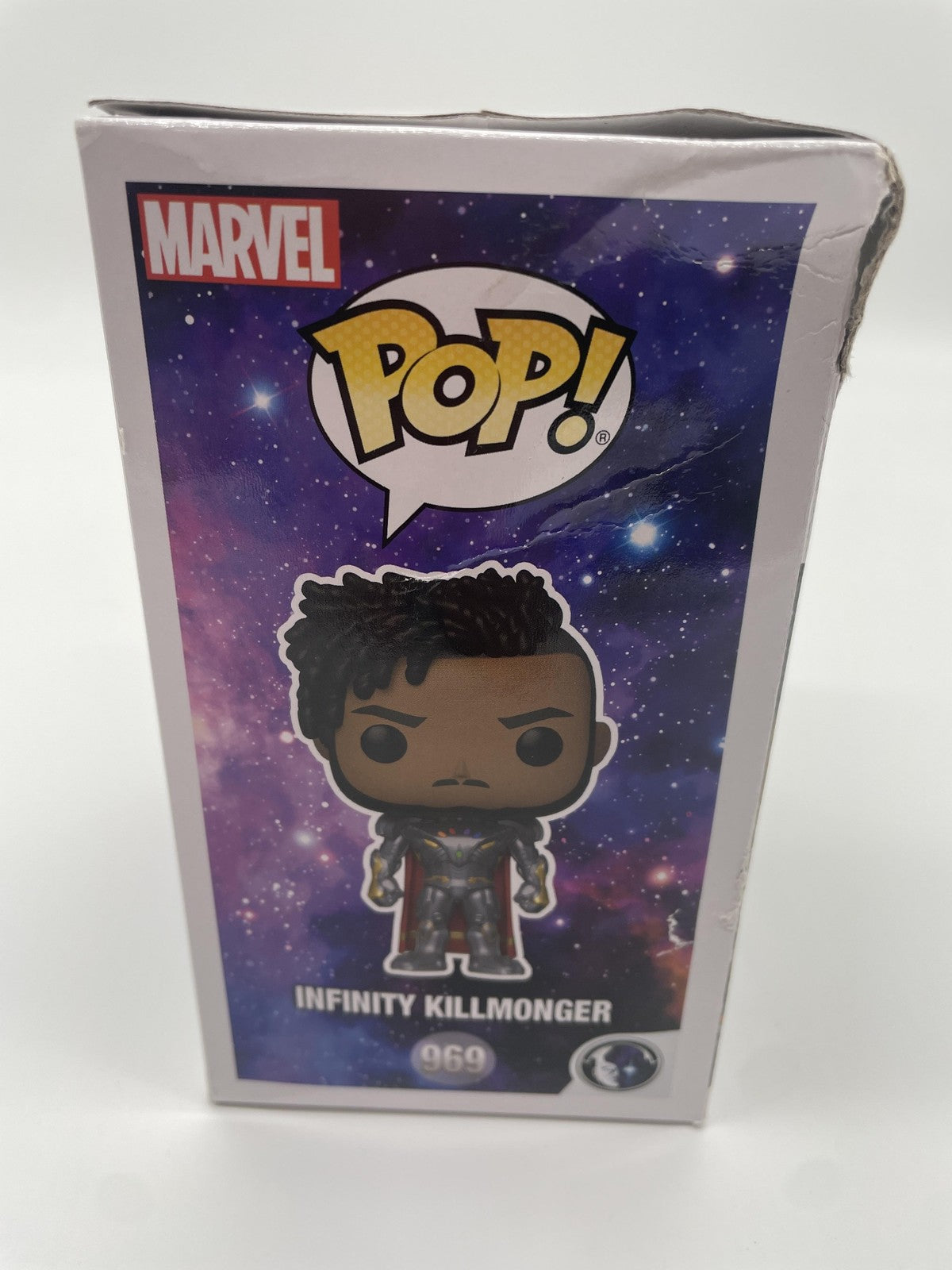 Funko Pop Marvel What If Infinity Killmonger #969 Vinyl Figure Silver Standard
