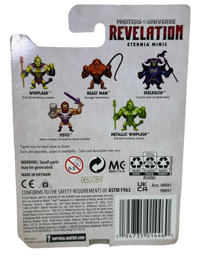 MOTU Revelation Eternia Minis Whiplash Figure New Netflix Sealed Mini Masters