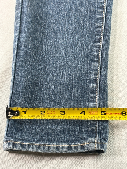 Paige Peg Skinny Jeans Womens 26 Dark Wash Blue Stretch Low Rise Denim Tapered