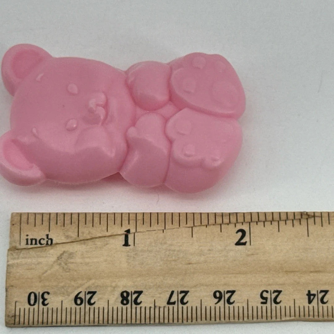 My Little Pony G1 Baby Pink Teddy Bear Brush Accessory Vintage 80s Hasbro MLP