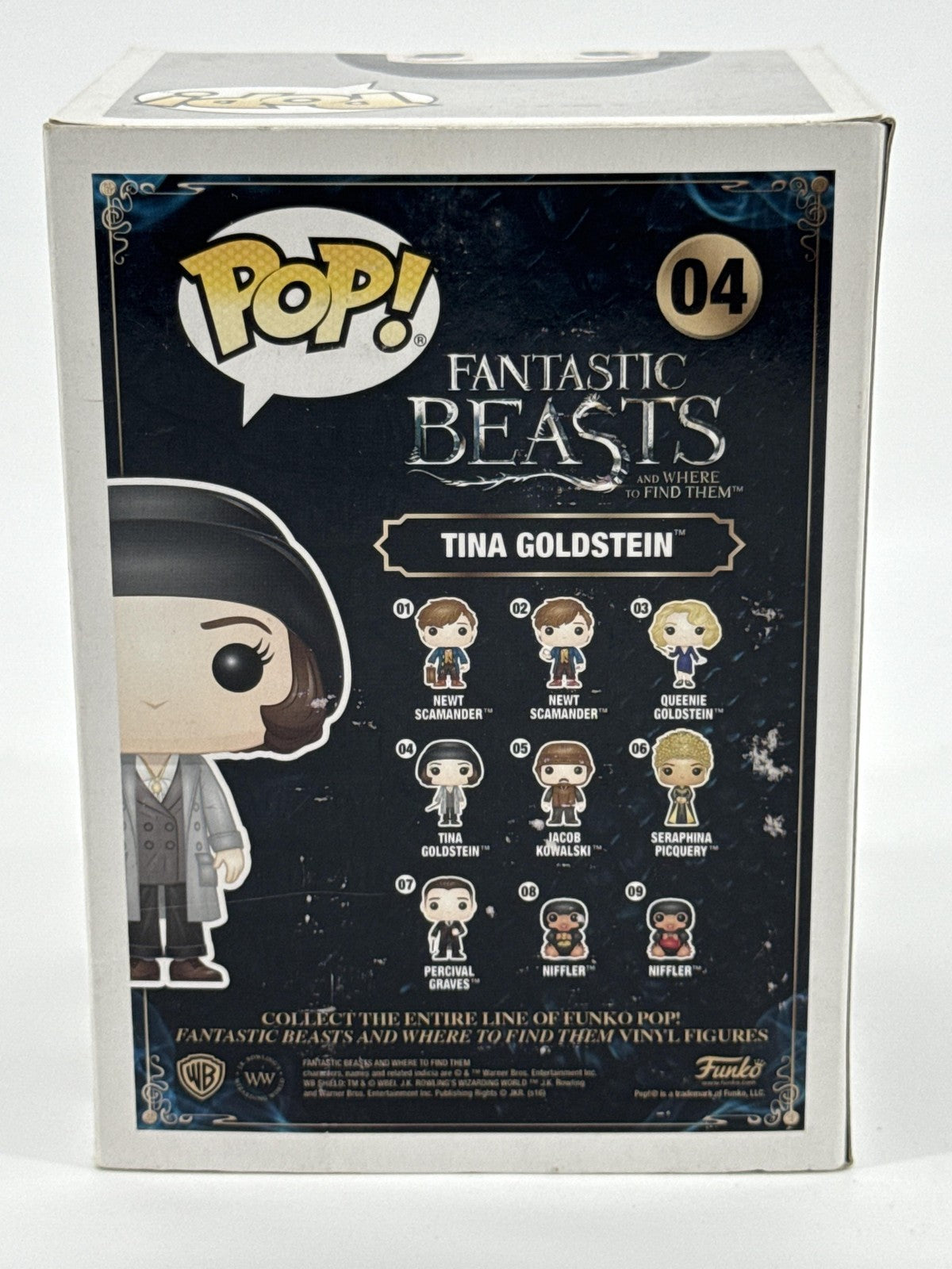 Funko Pop Fantastic Beasts Tina Goldstein 04 Vinyl Figure 10410 Boxed Movies Tan