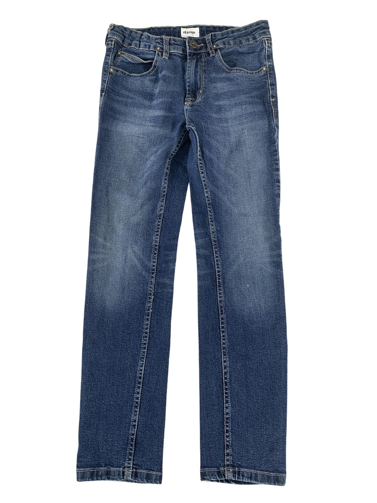 Hudson Jeans Womens 12 Blue Skinny Denim Stretch Mid Rise Classic Casual Black
