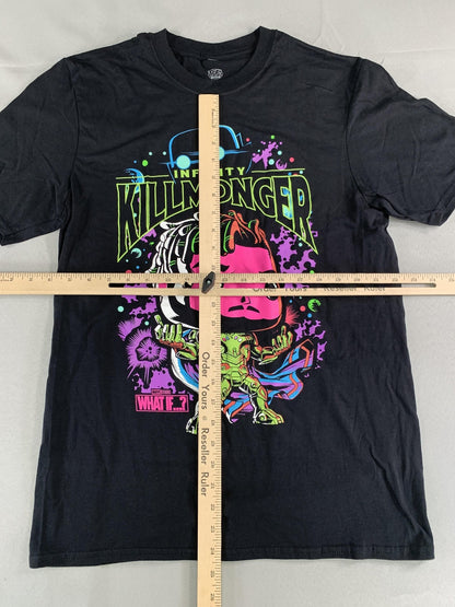 Marvel What If Infinity Killmonger Shirt Mens Medium Black Pop Tees Funko 2022