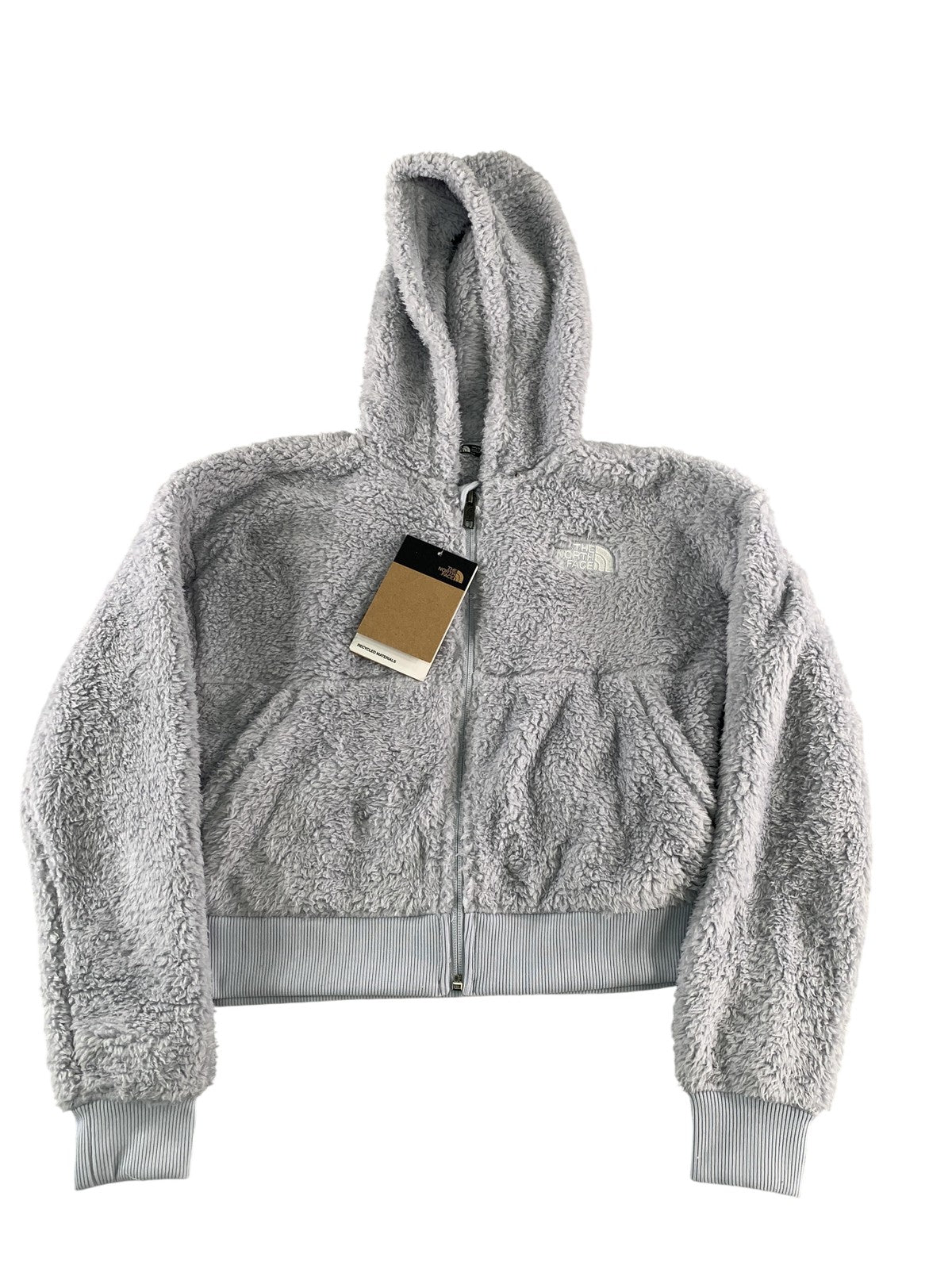 The North Face Hoodie Girls Large 12 Dusty Periwinkle Suave Oso Fleece Full Zip