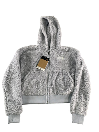 The North Face Hoodie Girls Large 12 Dusty Periwinkle Suave Oso Fleece Full Zip