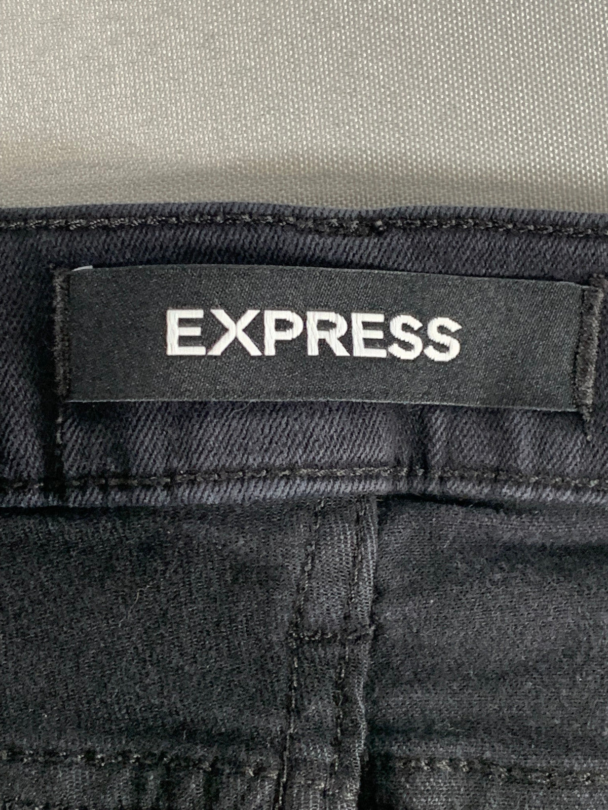 Express Women's Black Mid Rise Stretch Leggings Size 0R 26x28 Comfortable Fit