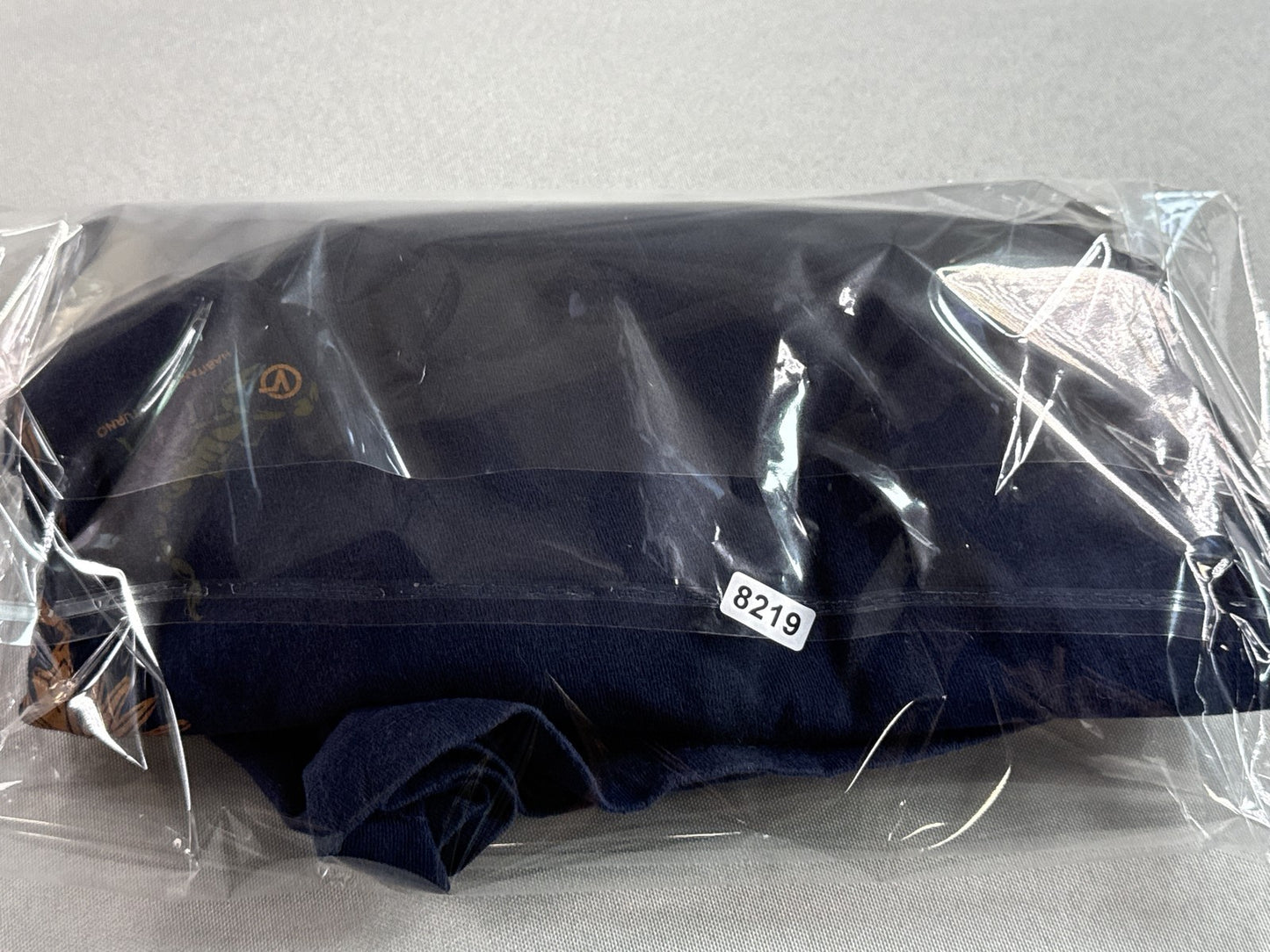 VANS Off Wall Graphic Tee Mens Large Navy Blue 100% Cotton Crewneck Short