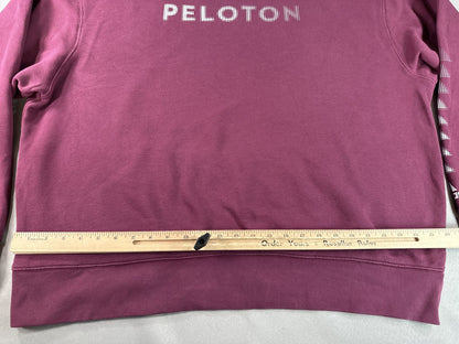 adidas Crewneck Sweatshirt 2XL Maroon Cotton Long Sleeve Graphic Unisex Fleece