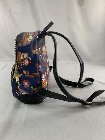 Disney Parks Loungefly Mini Backpack One Size Navy Pirates of the Caribbean Red