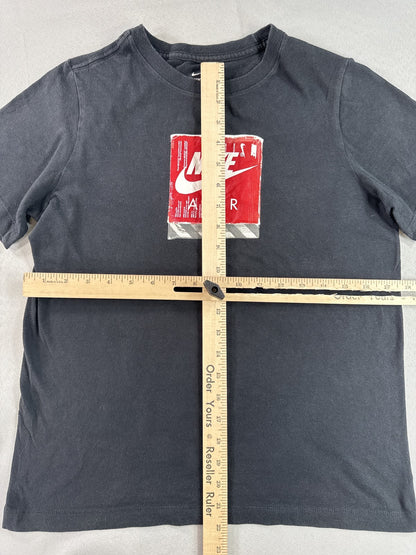 Nike Air Graphic Tee Mens L Black Cotton Crewneck Short Sleeve Breathable