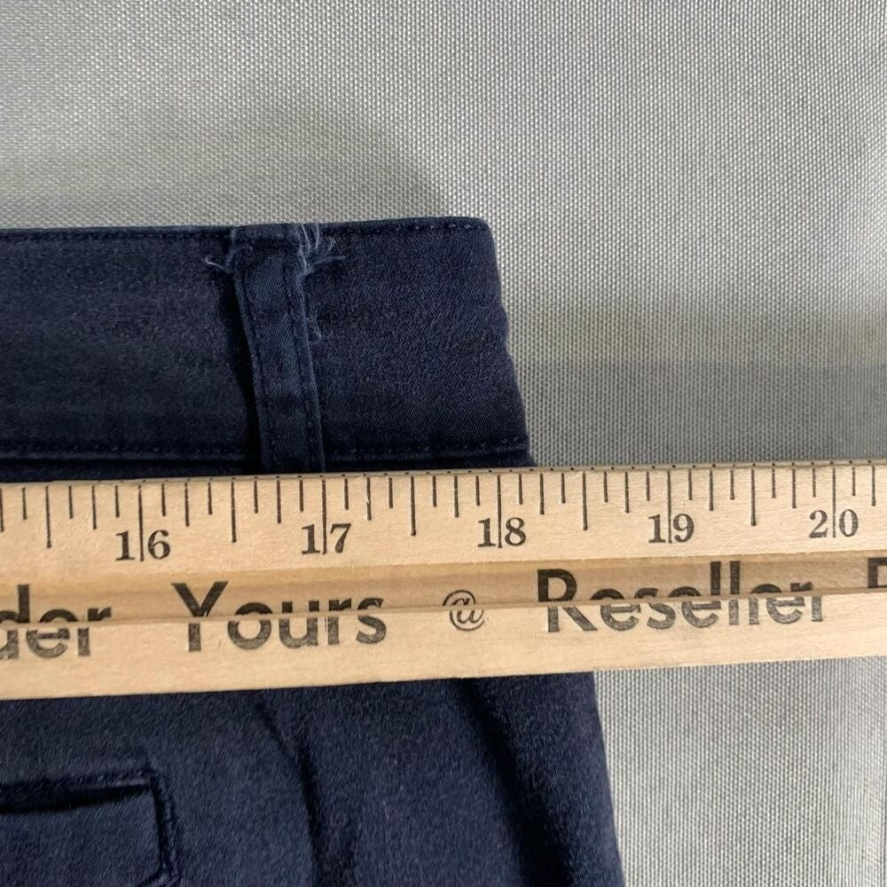 Gloria Vanderbilt Khaki Untd Pants 14 | Blue Chino Style Stretch 36x29 Straight