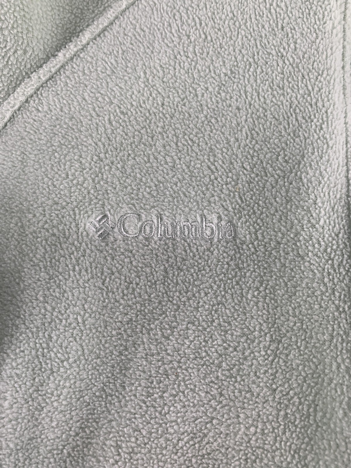 Columbia Jacket Womens Small Green Full Zip Fleece Outdoors WL6114 Lightweight