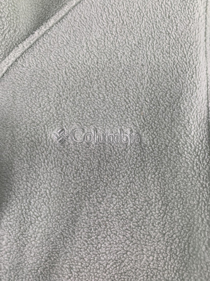 Columbia Jacket Womens Small Green Full Zip Fleece Outdoors WL6114 Lightweight