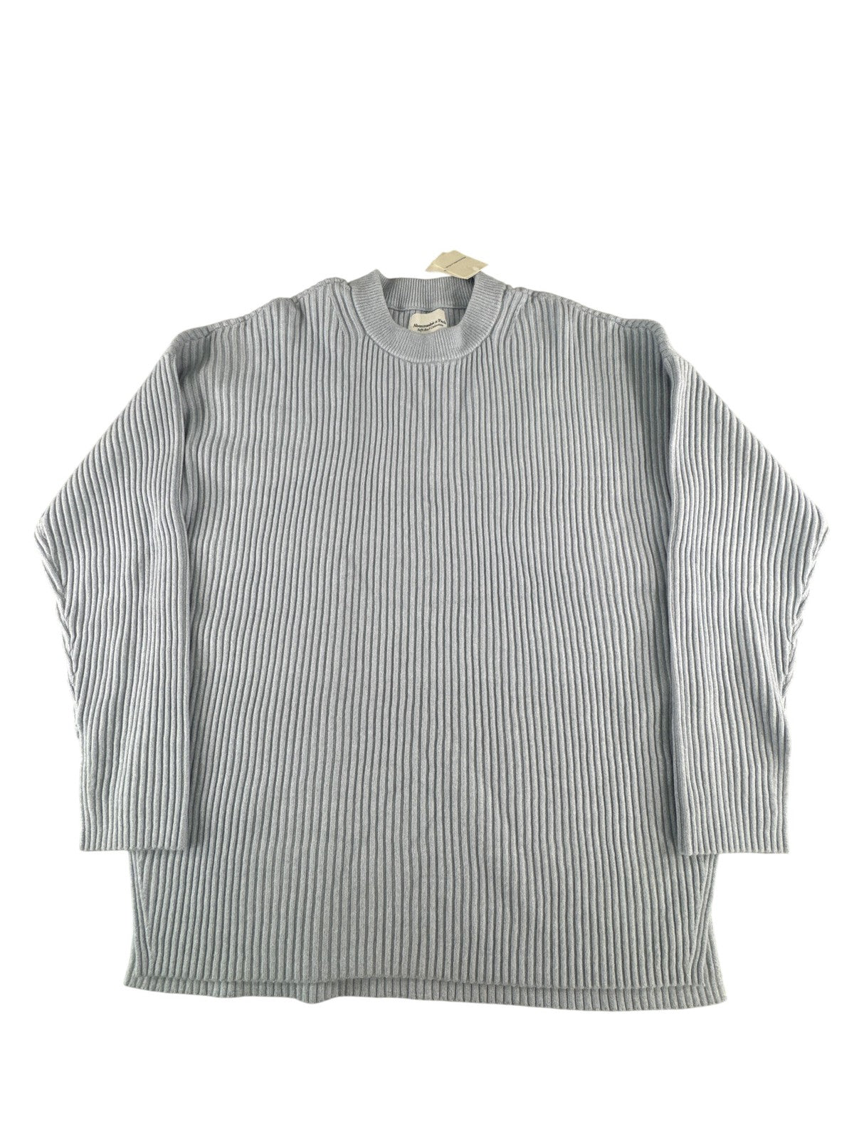 Abercrombie & Fitch Sweater Womens XS Blue Soft A&F Collection Ribbed Knit New