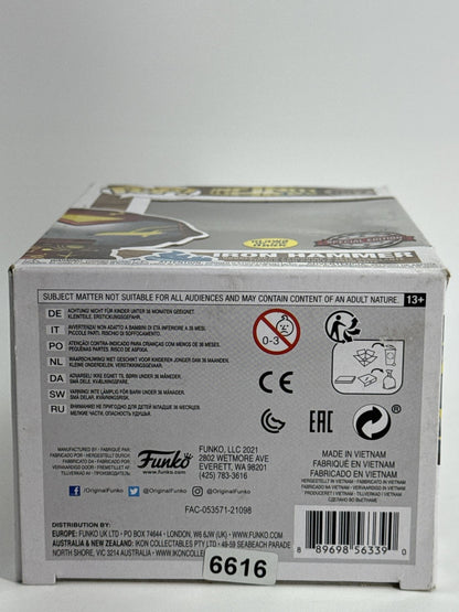 Funko Pop Marvel Iron Hammer 857 Infinity Warps Glow Special Edition GITD Boxed
