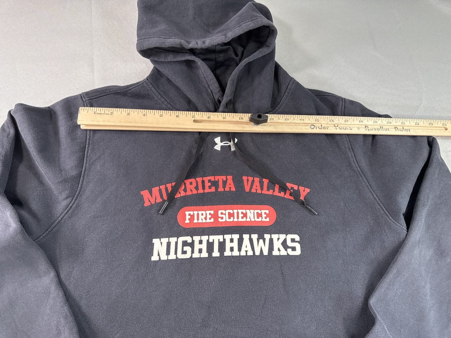Under Armour Murrieta Valley Nighthawks Sports Hoodie LG LG/G/G Black Pullover