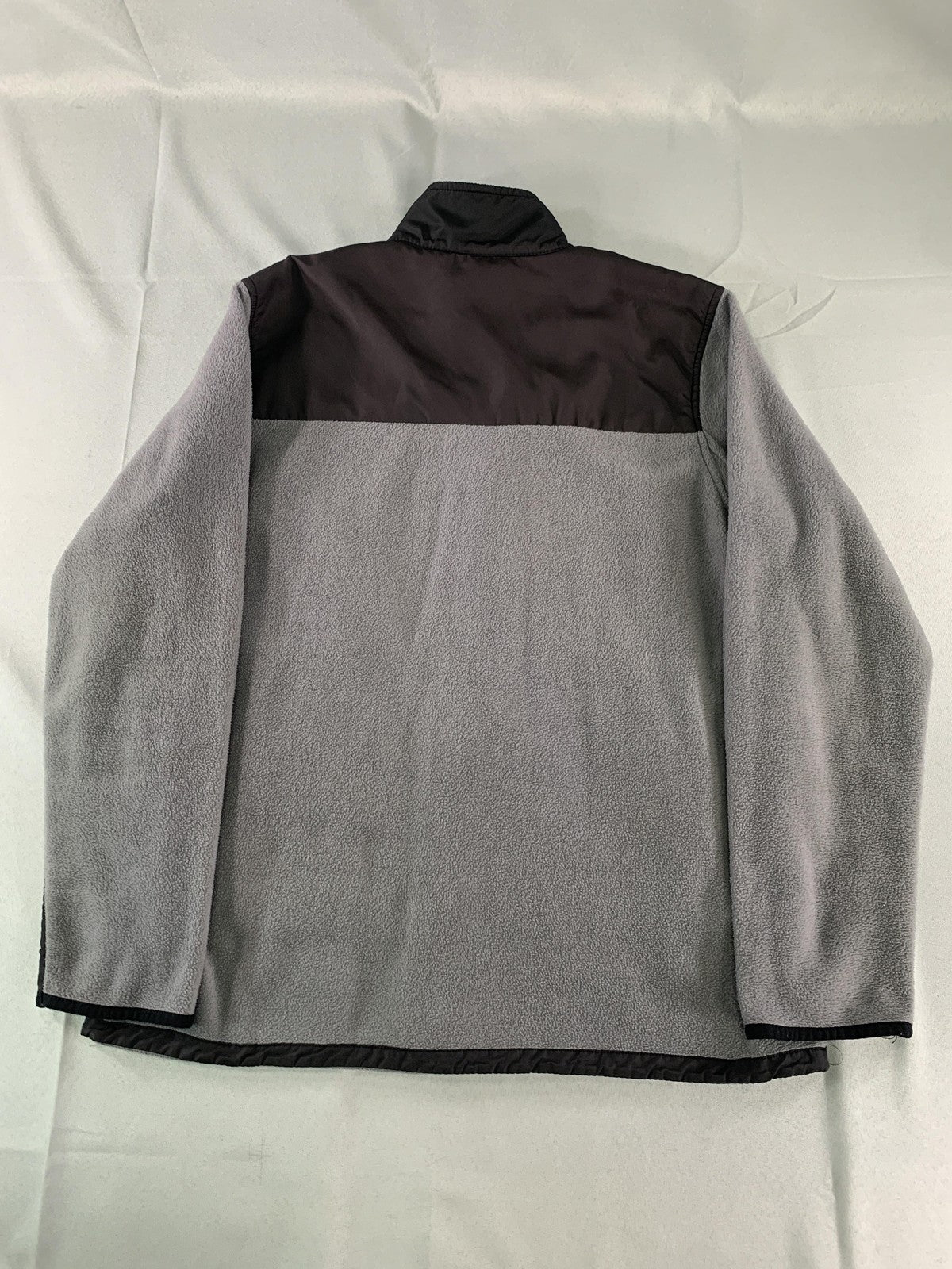 Beverly Hills Polo Club Jacket Mens Medium Gray Black Fleece Zip Front 100 NWT