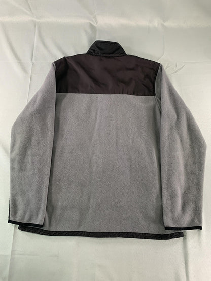Beverly Hills Polo Club Jacket Mens Medium Gray Black Fleece Zip Front 100 NWT