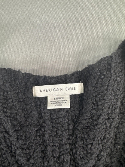 American Eagle Sweater Womens Small Textured V Neck Pullover Knit Cozy Soft 57