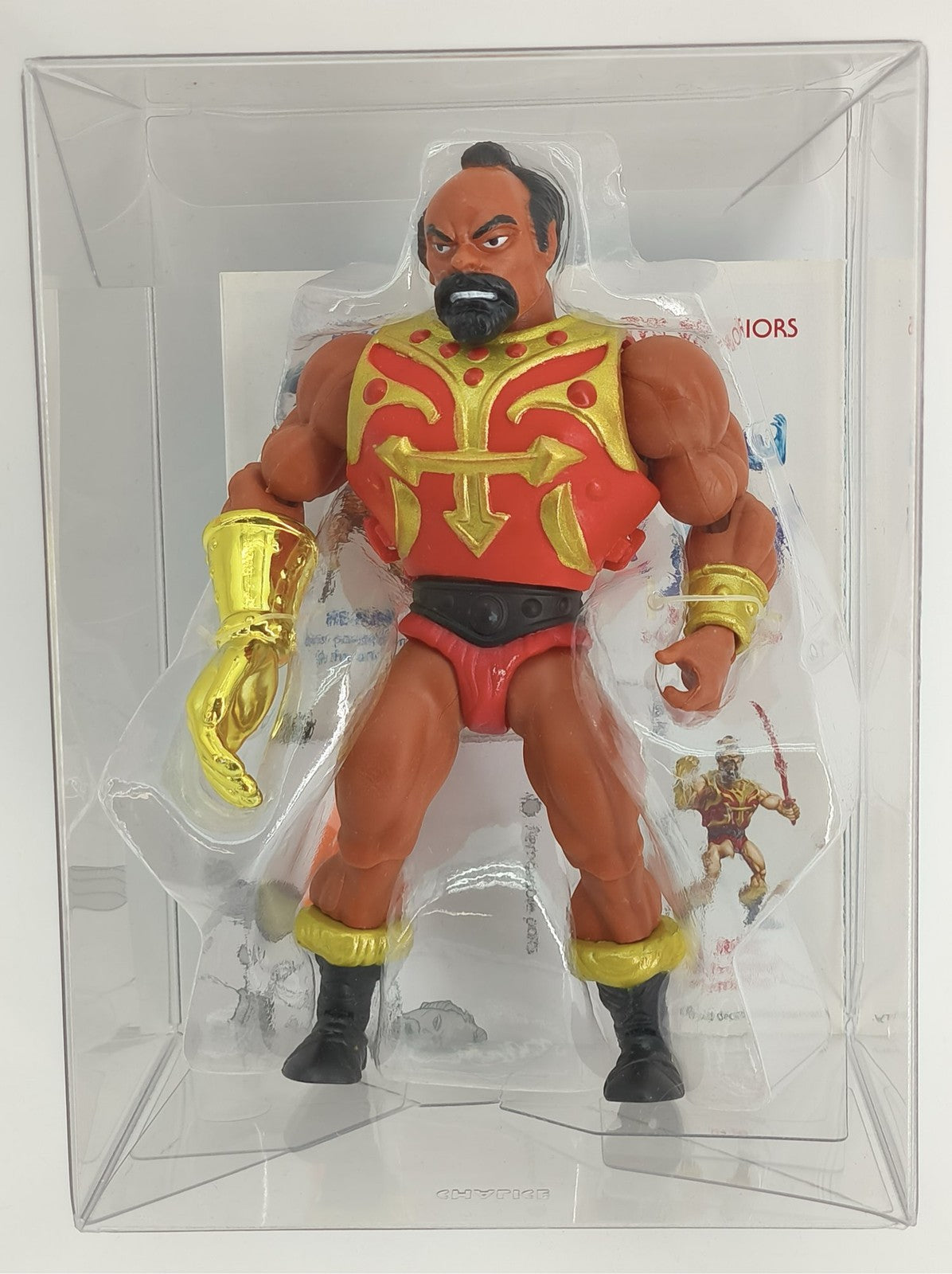 MOTU Origins Jitsu Action Figure Mattel Challenge of Jitsu Comic Loose 6691 Red