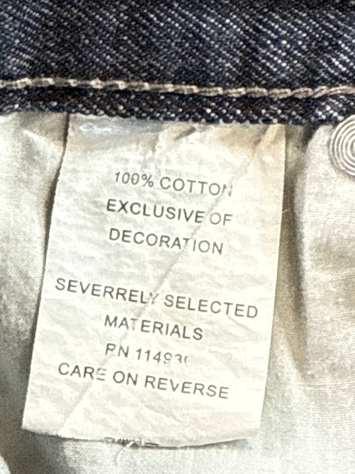 FLY PAPER Jeans Womens 6 Blue 100% Cotton Relaxed Fit Wide Leg Denim Solid
