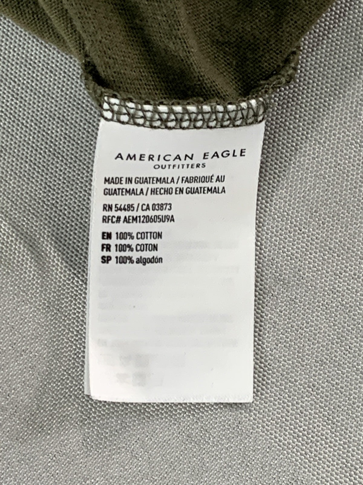 ACDC Shirt Mens Medium Olive Green American Eagle Band Tee Rock Music Graphic