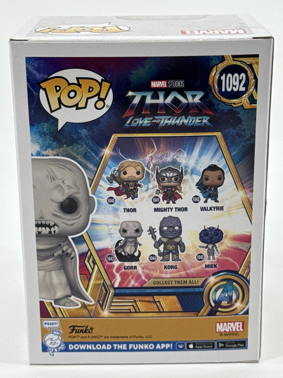 Funko Pop Marvel Thor Love & Thunder Gorr 1092 Figure Specialty Series Exclusive
