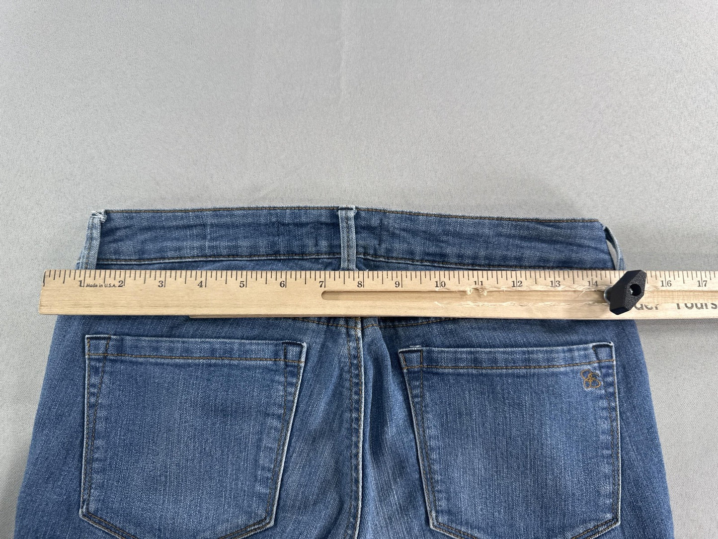Jessica Simpson Jeans Womens 4 Rolled Crop Skinny Stretch Denim Casual Pants 54