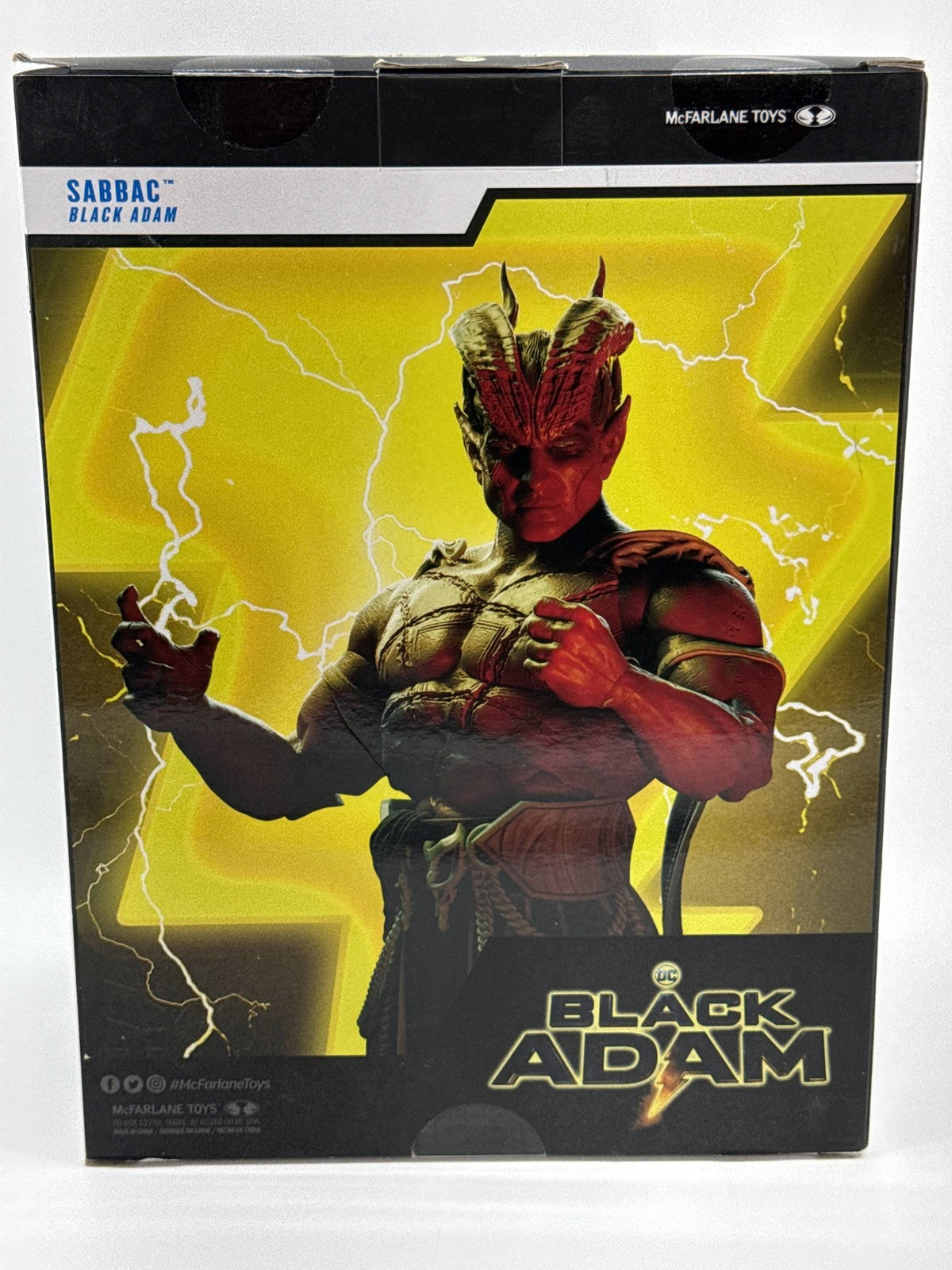 McFarlane Toys Multiverse Black Adam Sabbac Action Figure Collectible New in Box