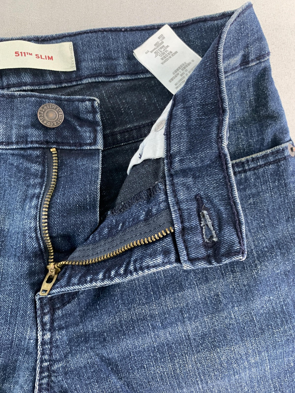 Levis 511 Jeans Boys 14 Regular 27x27 Slim Fit Stretch Denim Youth Kids Pants