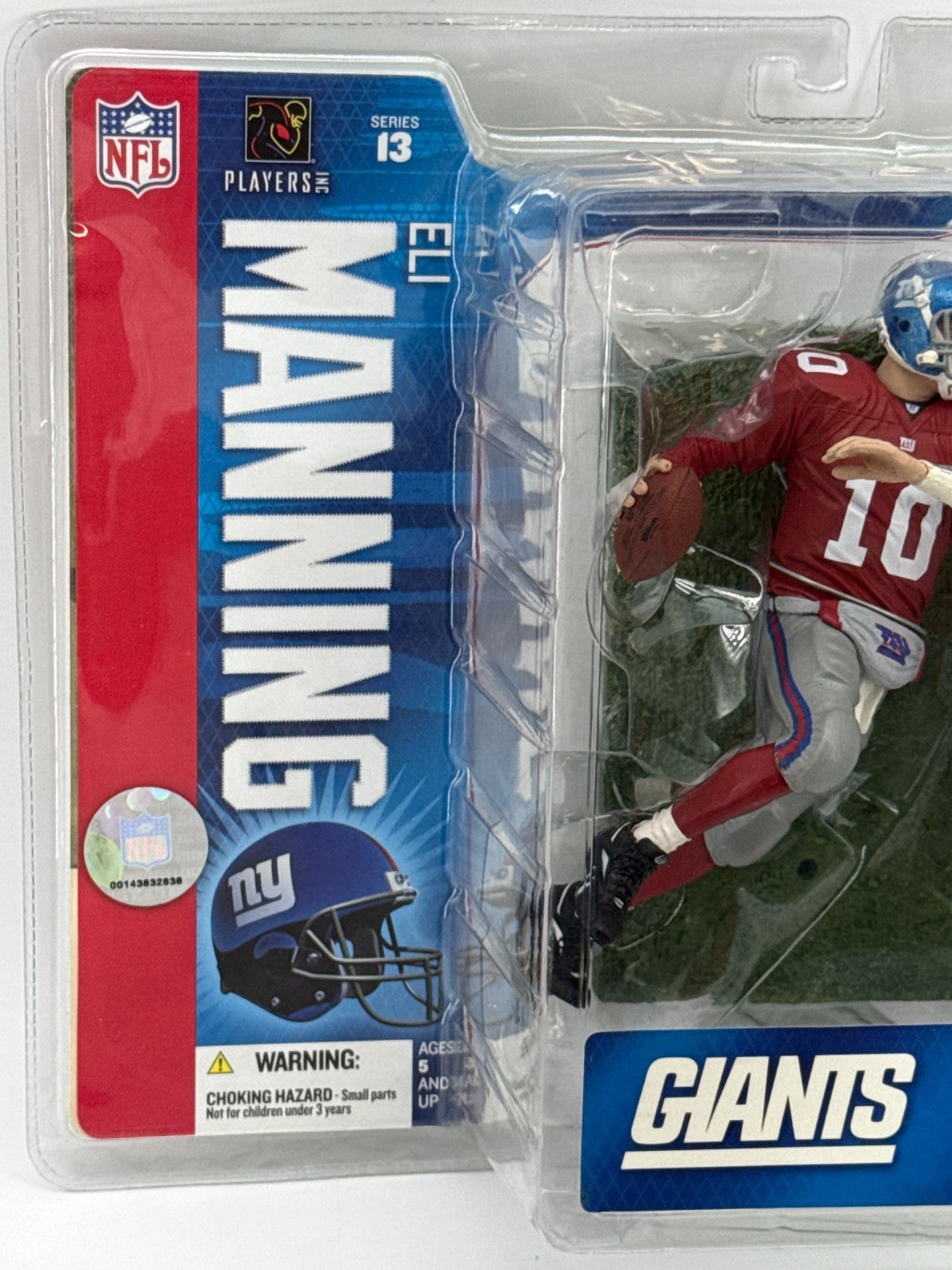 2006 McFarlane Football NFL Series 13 Eli Manning Blue #10 Action Figure Debut